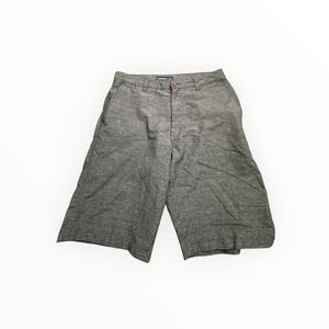 ONeill Mens Hybrid Shorts Grey Heathered Flat Front Casual Size 33 3385